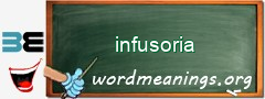 WordMeaning blackboard for infusoria